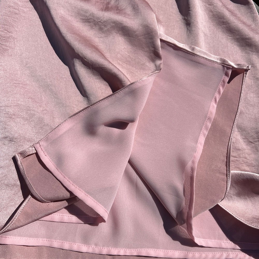 Wilfred Lune Satin Wrap Dress Sz XS - Picture 14 of 15